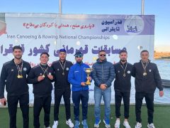 قهرمانی گیلان در رقابت‌های آب‌های آرام مردان کشور