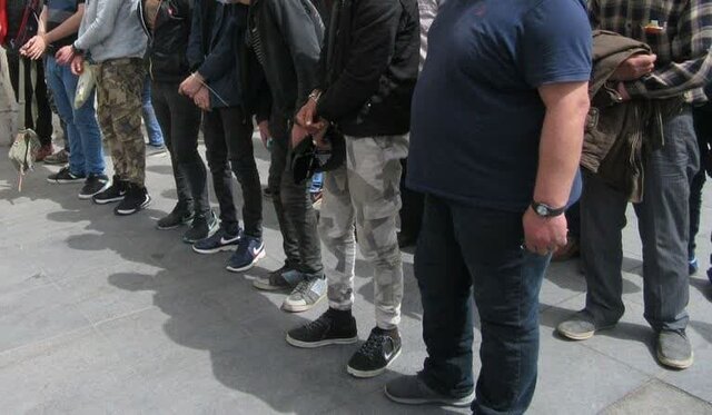 دستگیری ۱۹۲۱ سارق در رشت